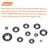360Pcs Internal Tooth Star Lock Washers Quick Speed Locking Washers Speed Clips Retaining Clips Fasteners Enduring