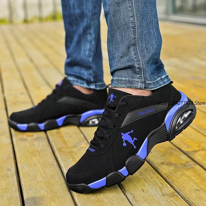 Mode 2025 Neue Herren-Sneakers Herrenschuhe Outdoor Leder Herren-Freizeitschuhe Bequeme Walking-Sneakers Tennis Herren Zapatillas Hombre