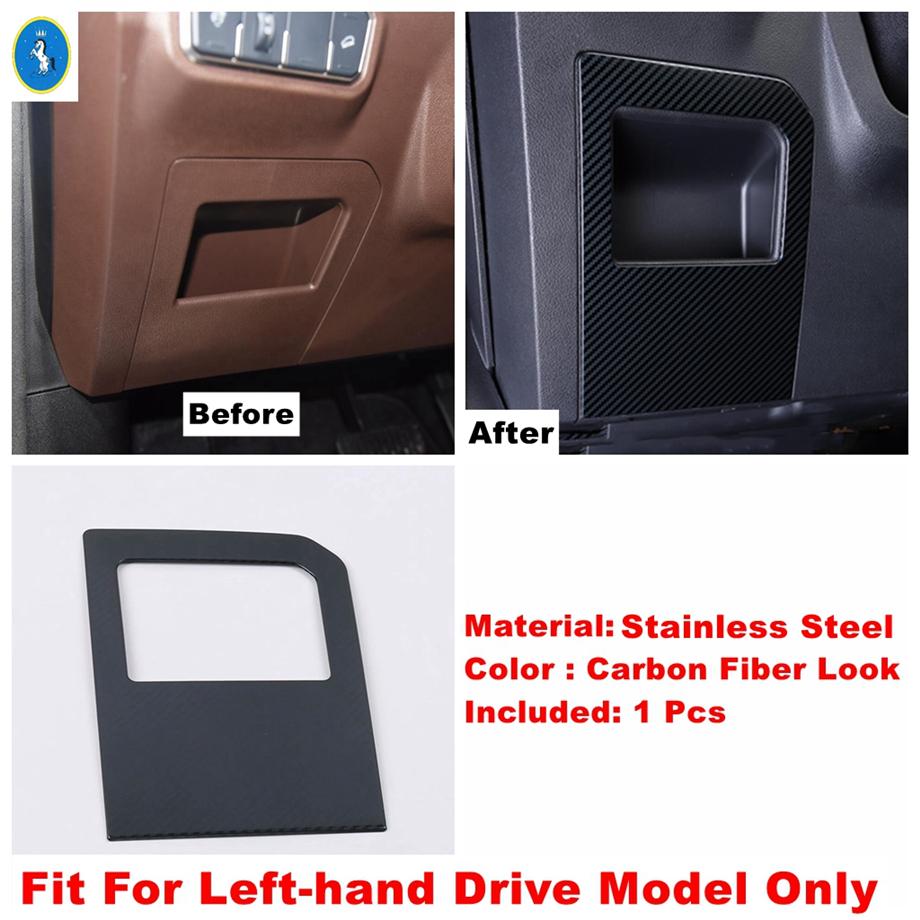 Carbon Fiber Look Car Head Lamps / Lift Button / Air AC / Gear Box Panel ABS Accessories Cover Trim For Haval F7 F7X 2018 -