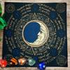 Square Flannelette Tarot Altar Cloth Board Game Pad Astrological Oracles Pad Table Cover Card Mat Divinations Tablecloth