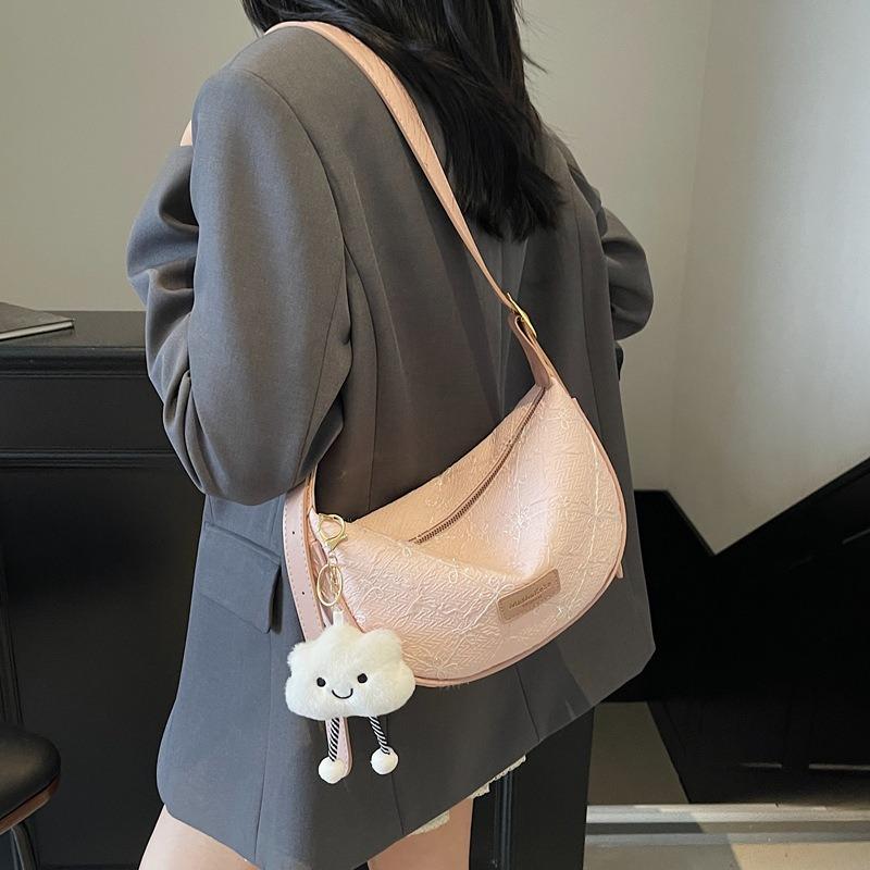 Popular Dumpling Bag Women's New Fashion Versatile Shoulder Bag Casual Commuter Messenger Bag