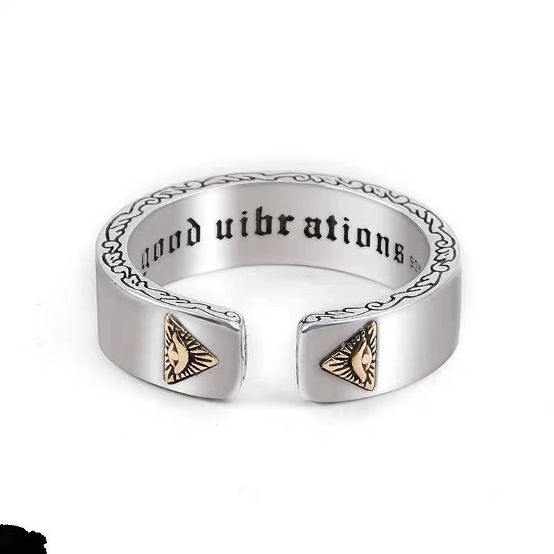 

Регулируемое готическое кольцо с Оком Бога в стиле ретро для мужчин и женщин