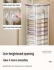 Suction Cup Wall-Mounted Underwear Organizer with Lid - Large Capacity Drawer for Socks