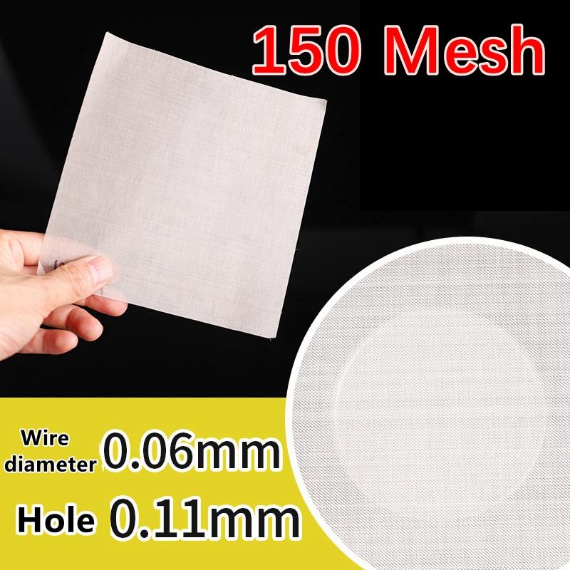 Food Grade 304 Stainless Steel Filter Mesh Home Kitchen Food Bean Powder Oil Filter Net Metal Water Filtration Screen Strainers
