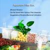 3in1 Fish Tank External Filter Box Plastic Filter Dry and Wet Separation Small Silent External Suspend Aquarium Drip Overflow