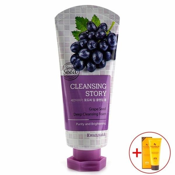 Fresh Foam Cleanser for Face Washing, Grape Seed, 120g (W9EC8D4)