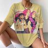 Women'S Casual Short Sleeve T-Shirt with K-Pop Demon Hunter Graphic Print Soft Breathable Fabric Regular Fit Round Neck Tee