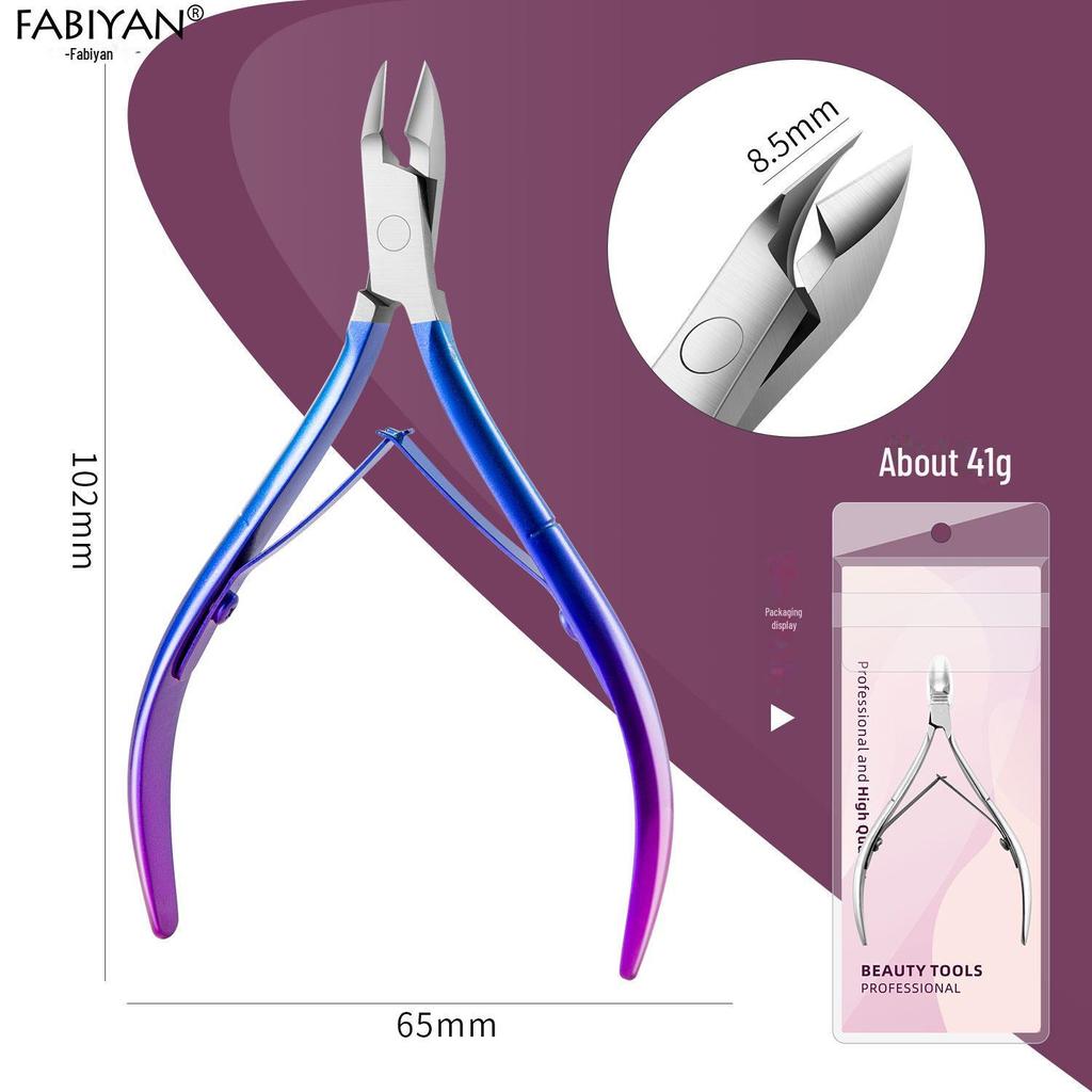 Stainless Steel Cuticle Scissors & Pliers Set with Nail Clippers - Nail Tool Kit