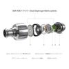 Radius HP-W300 Double V Series Titanium Alloy Housing High-Resolution Audio Earphones: High-Resolution Audio, MMCX Detachable Cable, Titanium Alloy