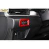 For Honda 10th Accord 2018- Bright Red Car Headlight Button Frame Cover Trim