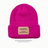 Hat knitted wool hat shows the face small autumn and winter warm fashion versatile cold hat women's big head circumference hat
