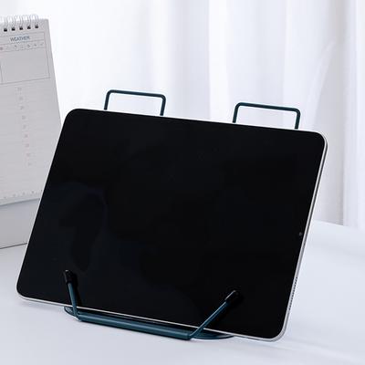 Soporte Plegable de Hierro para Libros Soporte Ajustable con Base Antideslizante Soporte Portátil de Escritorio para Libro, Partituras y Estudio de Oficina