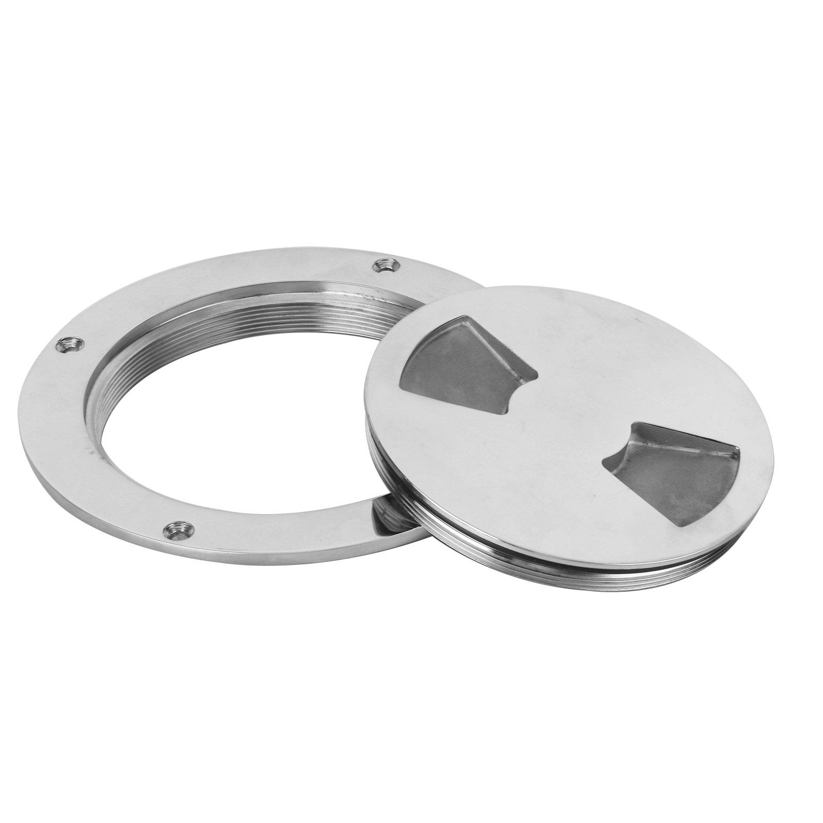 

5-дюймовая палубная крышка из нержавеющей стали 316, нижняя пластина для кабины, детали яхтенного морского оборудования