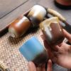 Creative Ceramic Cup Kung Fu Teacup Espresso Coffee Cup Tea Cup Coarse Pottery Cup Retro Teacup