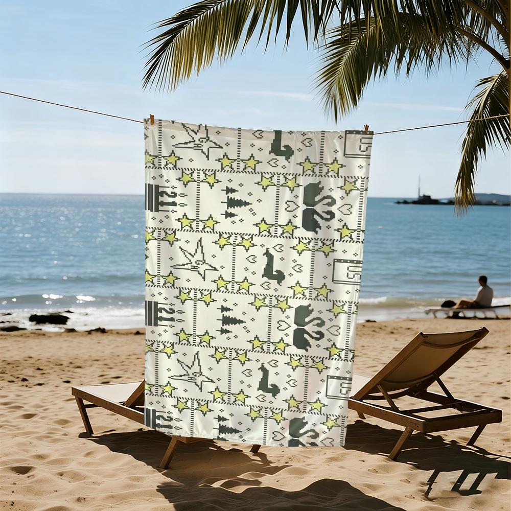 G-gracie singer Towel Beach Quick Dry Soft A-abrams Pool Towels Gift for Travel Gym Shower Camping sports