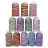 80Meter Polyester Cotton Thread Starry Sky Segment Dyeing Cord Sewing String DIY Handmade Accessories