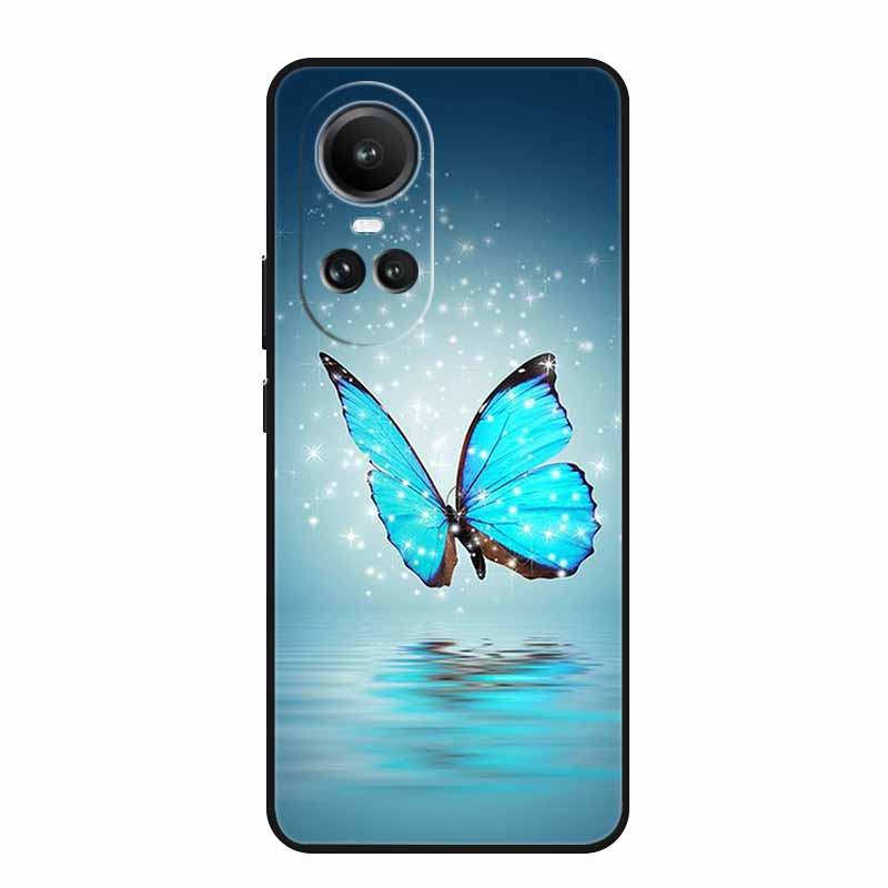For Oppo Reno10 Pro Case Animals TPU Soft Silicone Back Cover for Oppo Reno 10 Pro 5G CPH2525 CPH2531 Protective New Phone Funda