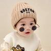 Children's Ear Caps Knitted Autumn and Winter Warm Boys and Girls Winter Windproof Versatile Pullover Baby Wool Hat