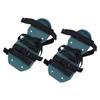 1 Paar Rasenbelüfter-Sandalen, strapazierfähige Gras-Spike-Schuhe mit Schnalle, Gartenwerkzeug (4 Gurte)