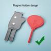 Cute Rainbow Umbrella Balloon Fridge Magnet with Bendable Hook Magnetic Sticker for Message Creative Resin Refrigerator Magnet Wall Decoration for