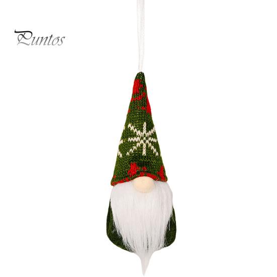 Weihnachtsdekoration zum Aufhängen, Zwergen-Ornamente aus Plüsch, handgefertigt, gesichtslose Zwergfigur für Baum, Wand, Kamin, Fensterdekoration