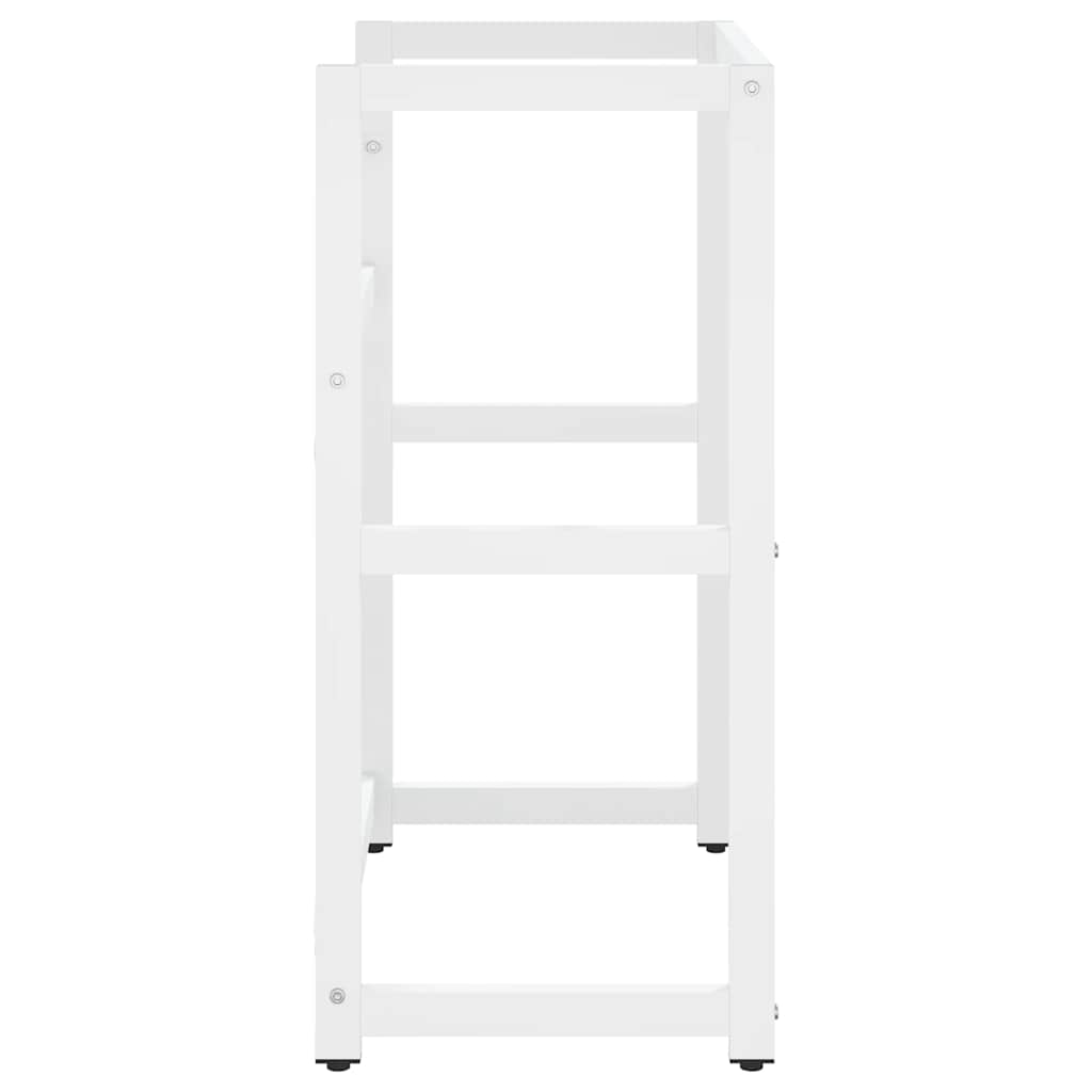 Bathroom Vanity Stand White 59 x 38 x 83 cm Iron