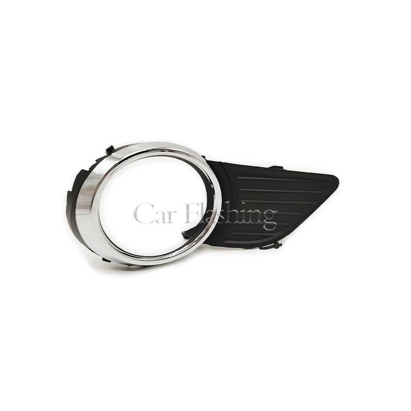 For Toyota Sienna XLE LE 2011 2012 2013 2014 2015 2016 2017 Front Bumper Fog Lights Frame Cover Bezel With Lamp Holes