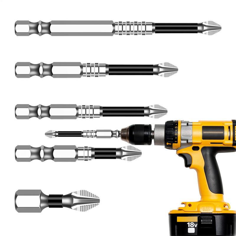 K5 Screwdriver Bit Set 5A Magnetic Ergonomic Screwdriver Bits Wear-Resistant Drill Supplies Magnetic Electric Drill Screwdriver