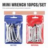 Double Ended Miniature Wrench Set 4-11mm Range Double End Wrench Set  Mechanical Maintenance