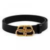 Balenciaga 581690 1ch04 1000 Bb Logo New Thin Belt
