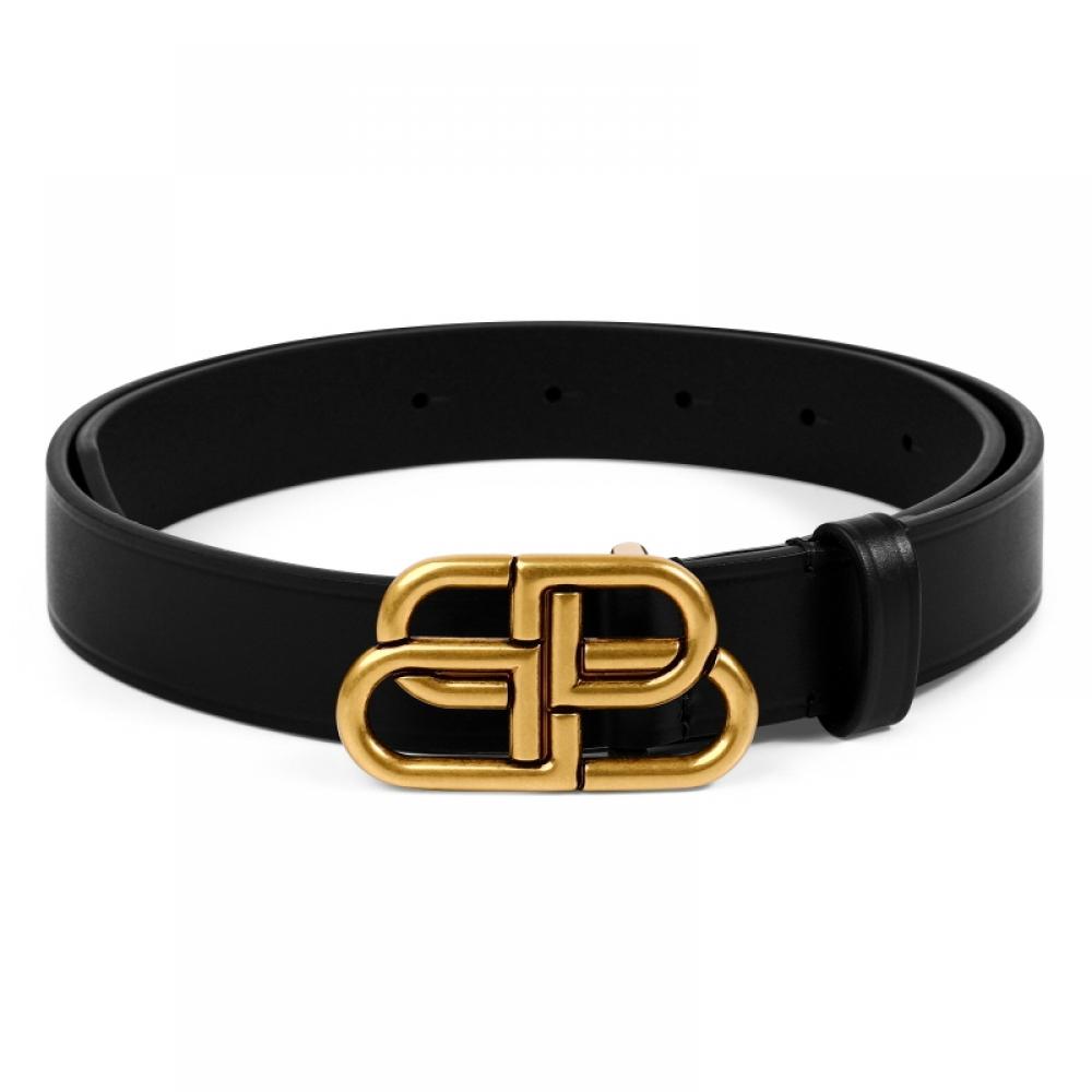 Balenciaga 581690 1ch04 1000 Bb Logo New Thin Belt