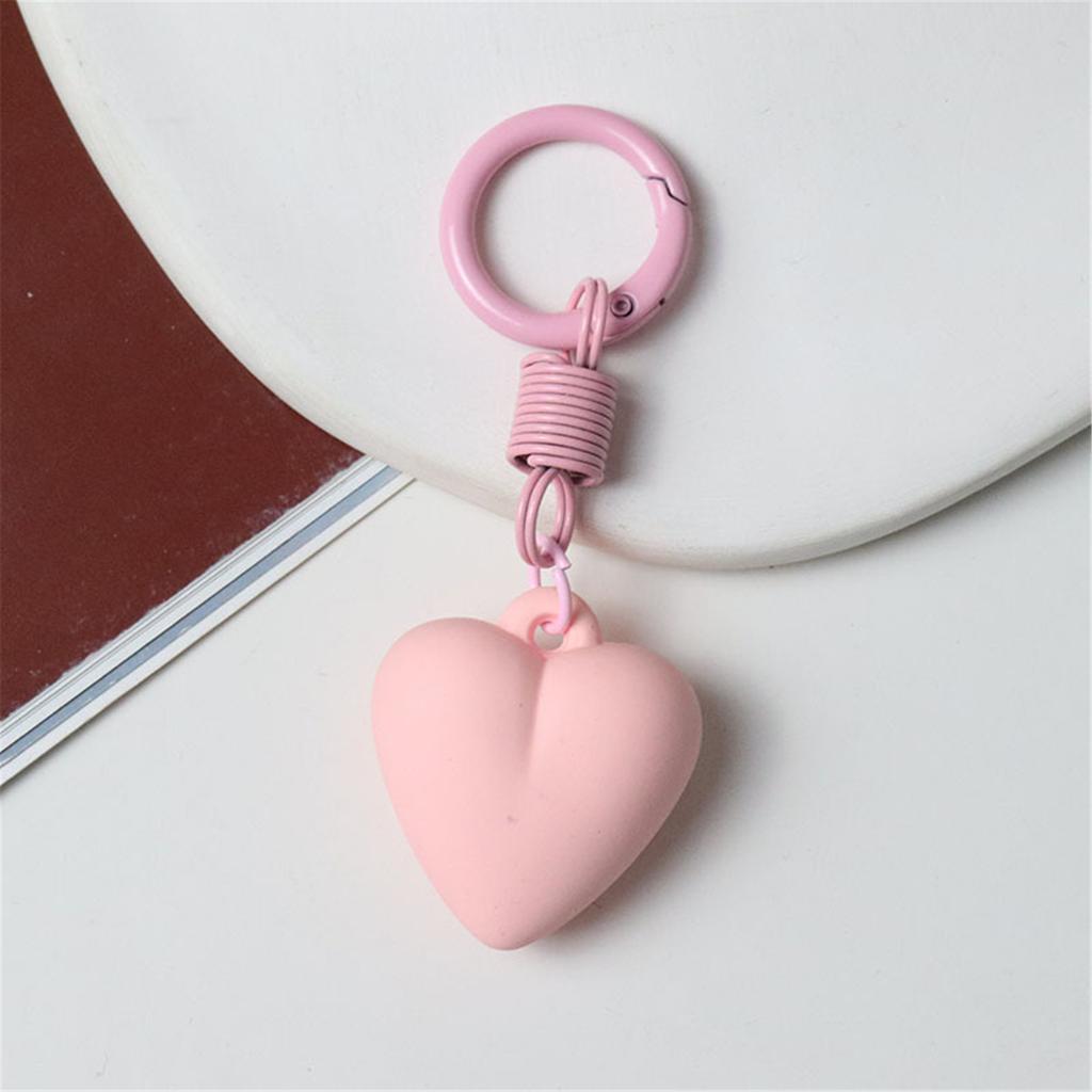 Heart Keyring Korean Styles Keychain Pendant Car Key Chain Creative Keyrings Backpack Hanging Ornaments Bag Charm