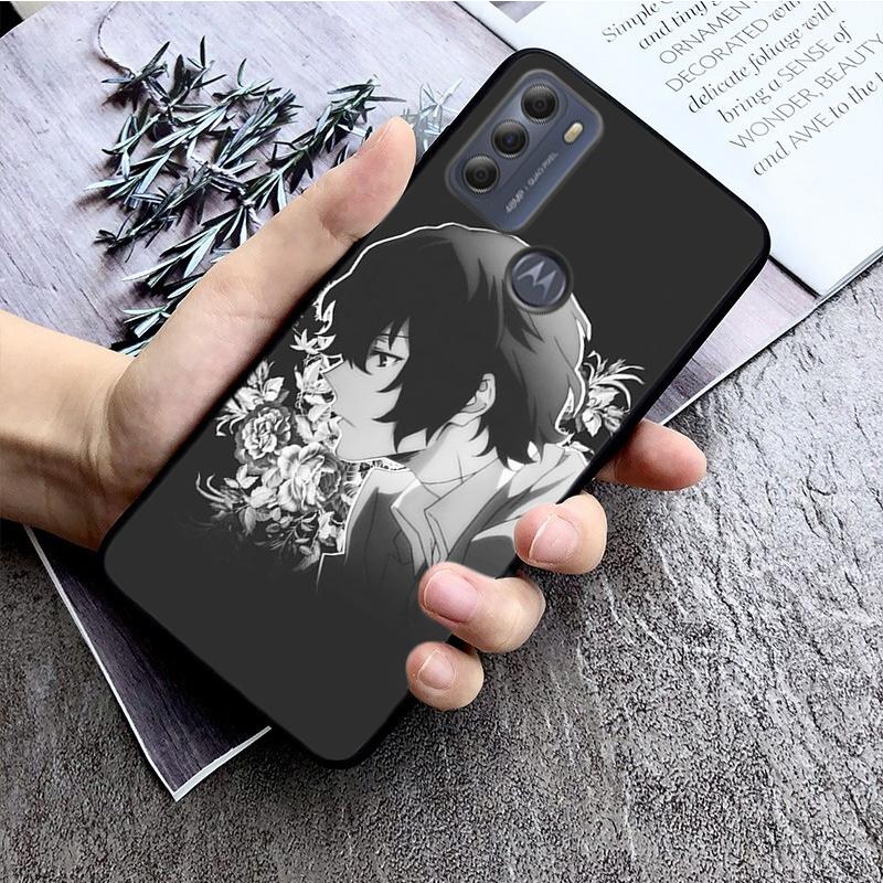 Bungou Stray Dogs Phone Case for Motorola Moto E32 E20 E40 G22 G52 G20 G30 G100 G60 G50 G10 GPure GStylus G9 One Action Macro