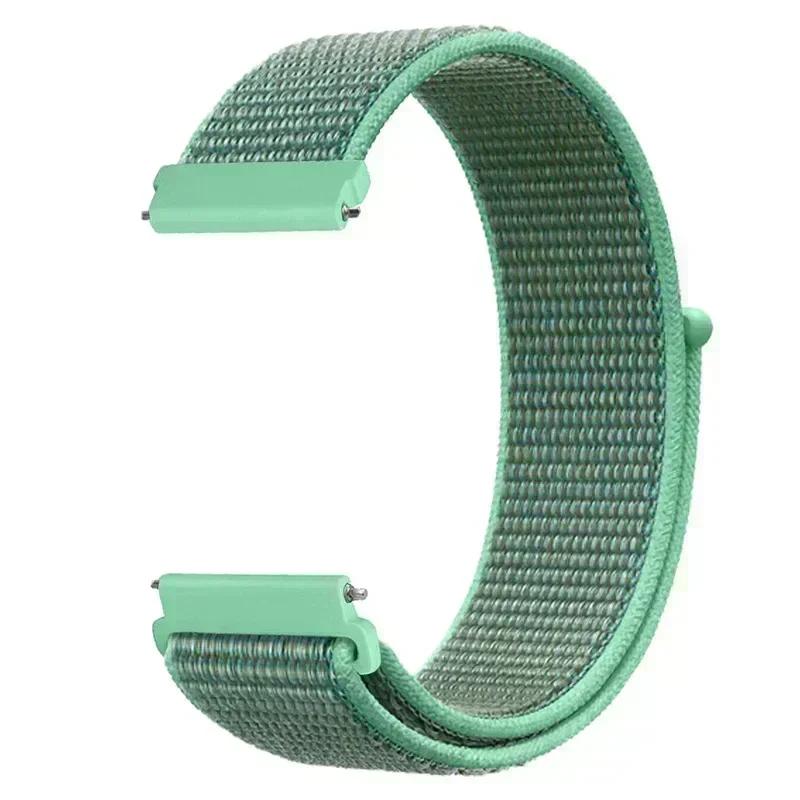 20mm Universal Kids Smart Sport Watch Band Nylon Loop Strap Adjustable Wristwatch Replacement Comfortable Children Watch Straps