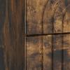 Nightstand Smoked Oak 62 x 34.5 x 48 cm Engineered Wood