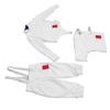 Fencing Sport Uniform Suit Thickened Breathable Adjustable Fencing Pants Jacket Vest Set for Training 50 Size