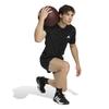 Adidas Men's Workout Essentials Base Polo Shirt, Climacool Athletic Short Sleeve Polo, Black, Size 3L (DE092 KA3563)
