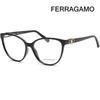 Salvatore Ferragamo Eyeglass Frames SF2901 001 Cat's Eye Horn-rimmed