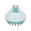Hair Massager Soft Silicone Waterproof Manual Hair Massage Scalp Cleaning Anti Dandruff Shampoo Brush Green