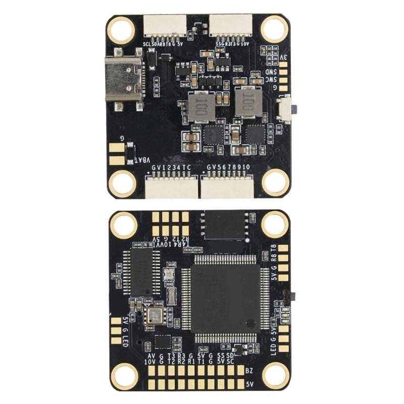 Efficient AT32F435VMT7 Piloting Flight Controller Set For Racing Drones Up To 6S Input