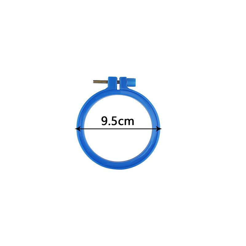 Sewing Tool Round Oval Wooden Color Embroidery Hoops Frame Set Plastic Embroidery Hoop Rings For DIY Cross Stitch Needle Craft