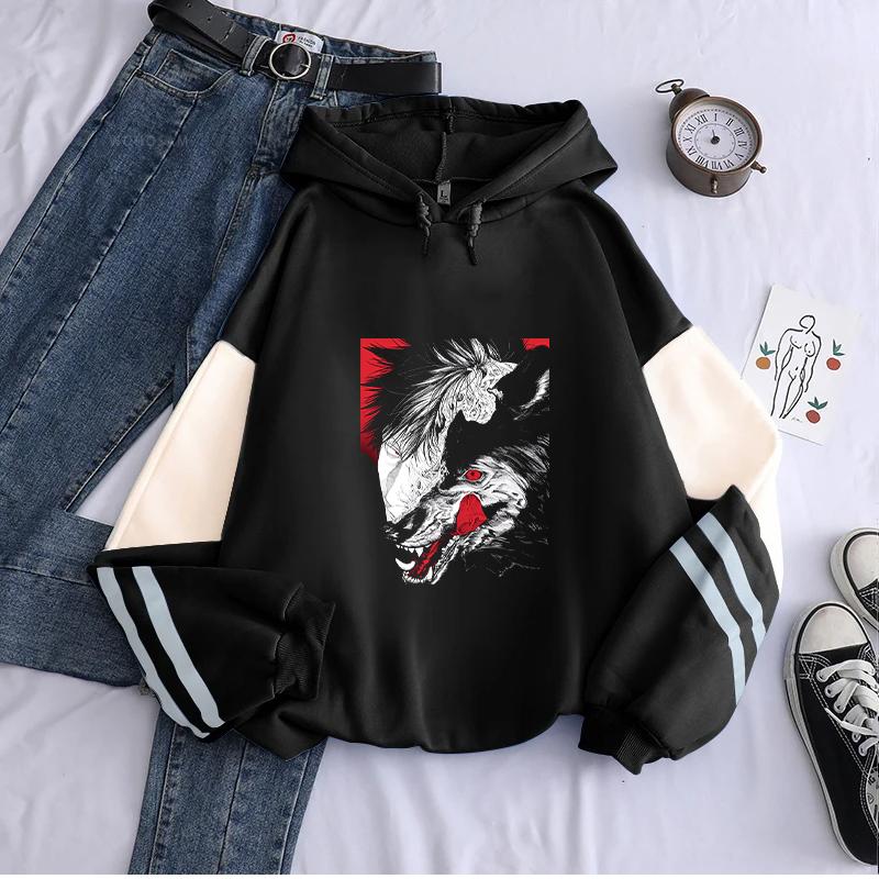 Anime Jujutsu Kaisen Hoodie Fushiguro Megumi Print Sweatshirt For Men Women Streetwear Long Sleeve Fleece Hooded Clothing Tops