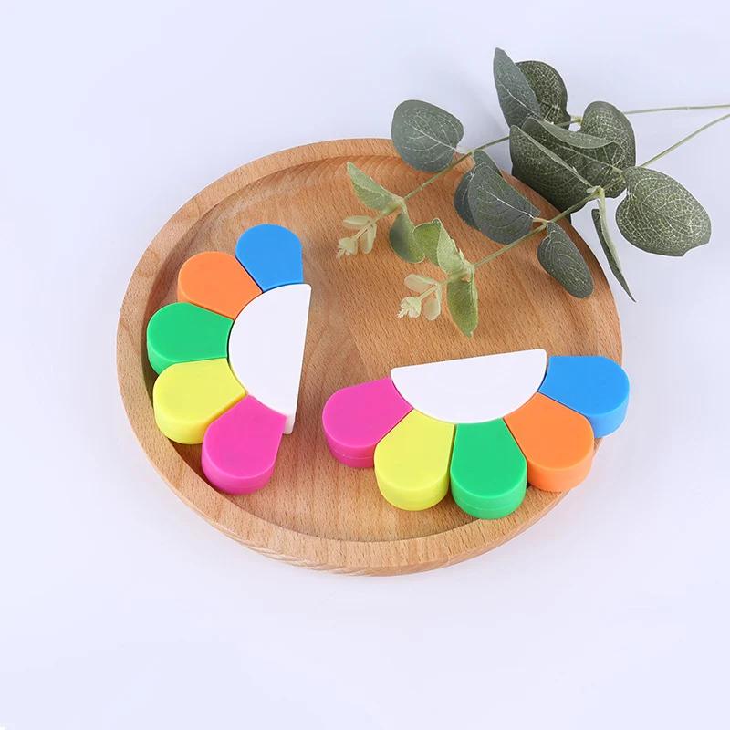 Highlighters Multicolor Creative Highlighter Pen Kawaii Markers Drawing School Art Supplies Japanese Stationery