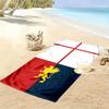 Genoa CFC Logo Strandtuch, Großes Weiches Schnelltrocknendes Handtuch für Strand Camping Schwimmen