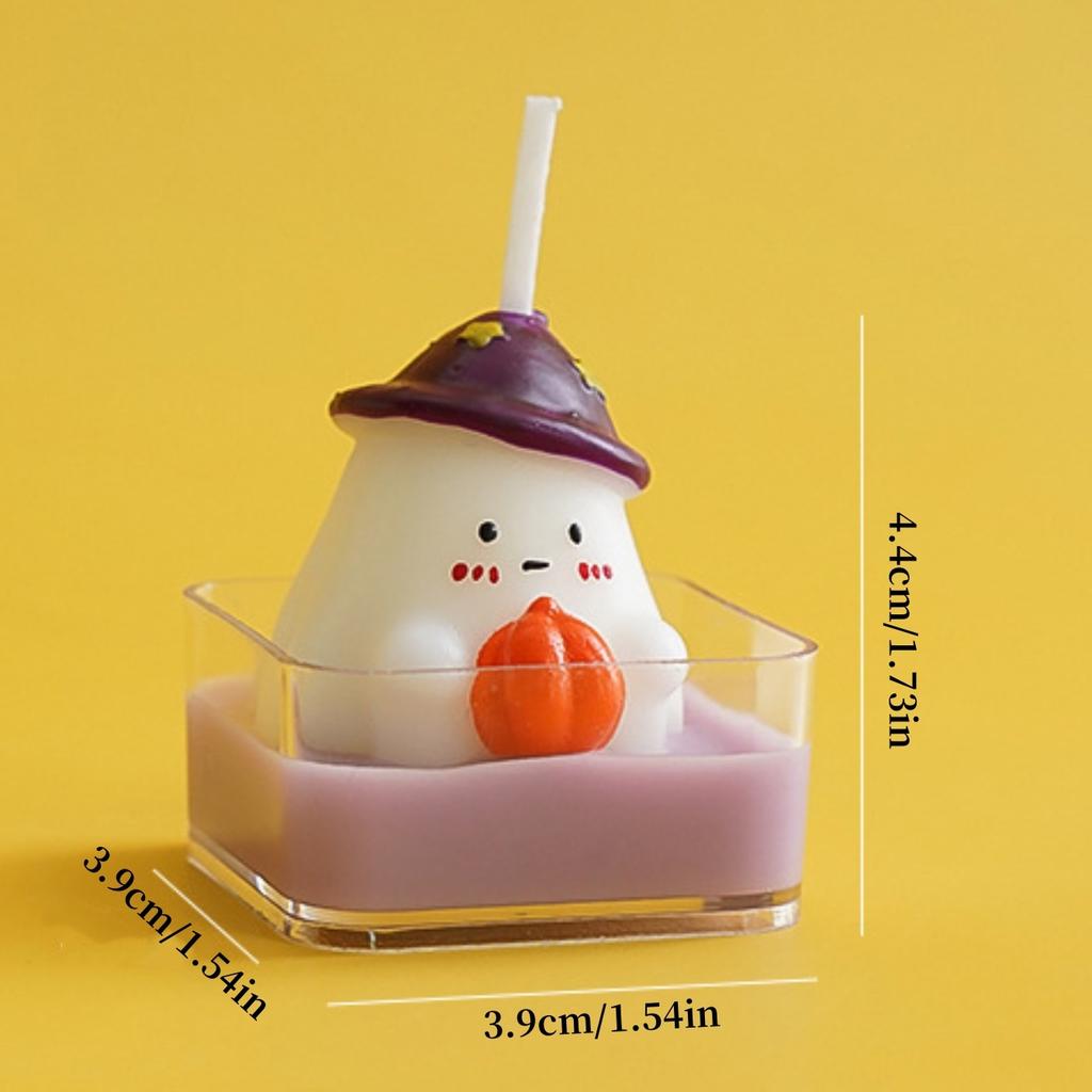 Halloween Ghost Pumpkin Candle Spooky Cute Tea Candles Festival Party Home Decorations Gifts Multi-styles
