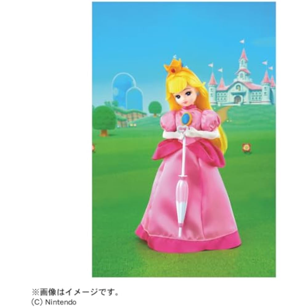 TAKARA TOMY (TAKARA TOMY) Licca-chan Doll Super Mario Licca-chan Peach Princess Style Dress Up Pl...