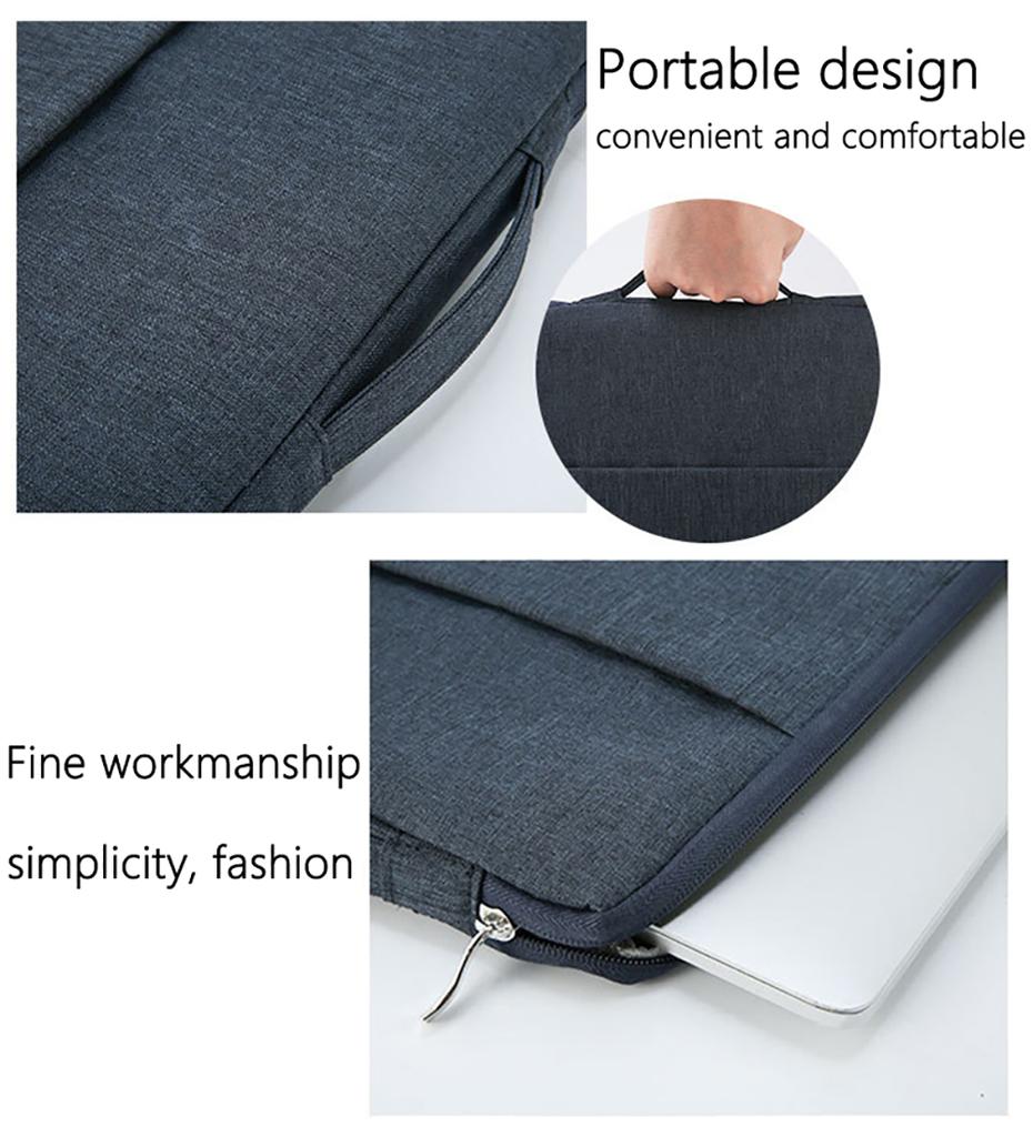 Portable Laptop Sleeve Bag Soft Cover 11 12 13 14 15 15.6 16 Inch for Macbook Huawei Xiaomi HP Dell Lenovo Laptop Sleeve