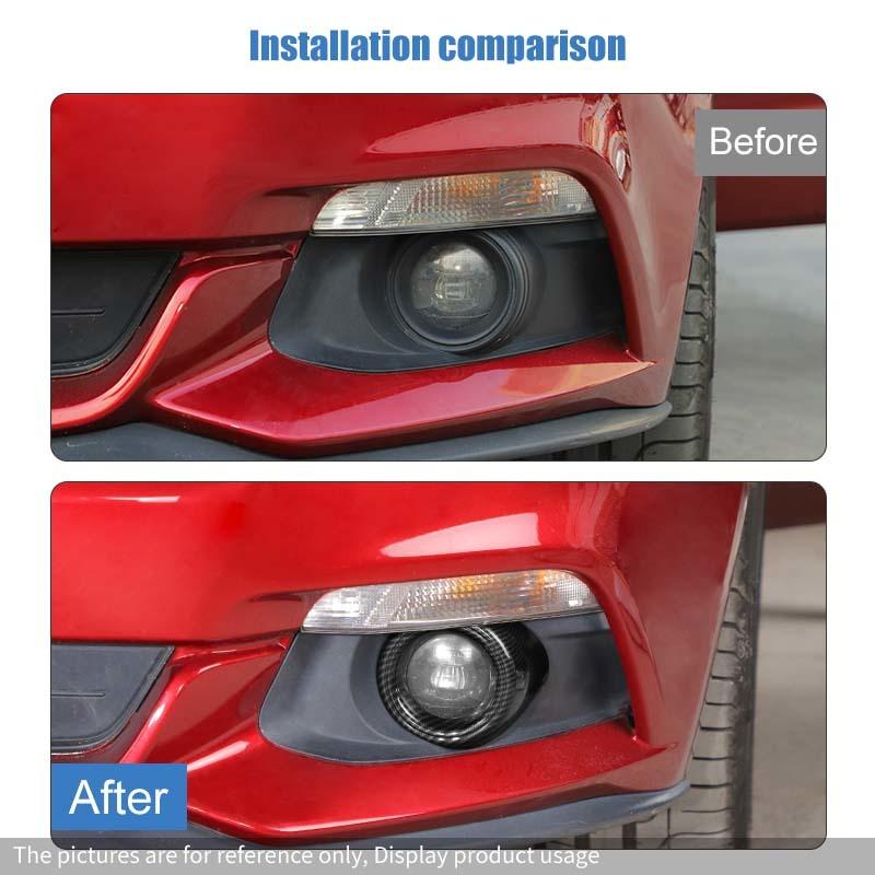 Ornament Capac Far de Ceață Față Protecție Lampă de Ceață Potrivit pentru Ford Mustang 2015-2023 Accesorii Exterioare