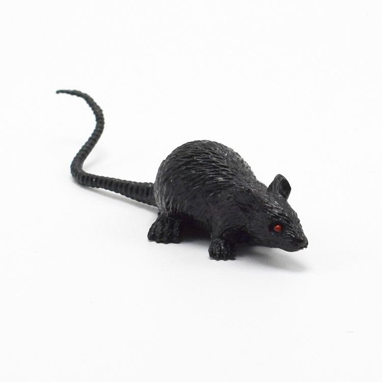 Einzigartiges Mini-Maus-Spielzeugmodell für Streiche und Halloween-Spaß, aus Kunststoff, 9 cm groß