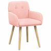 Dining Chairs 2 Pcs Boucle Pink 59 X 57 X 85 Cm